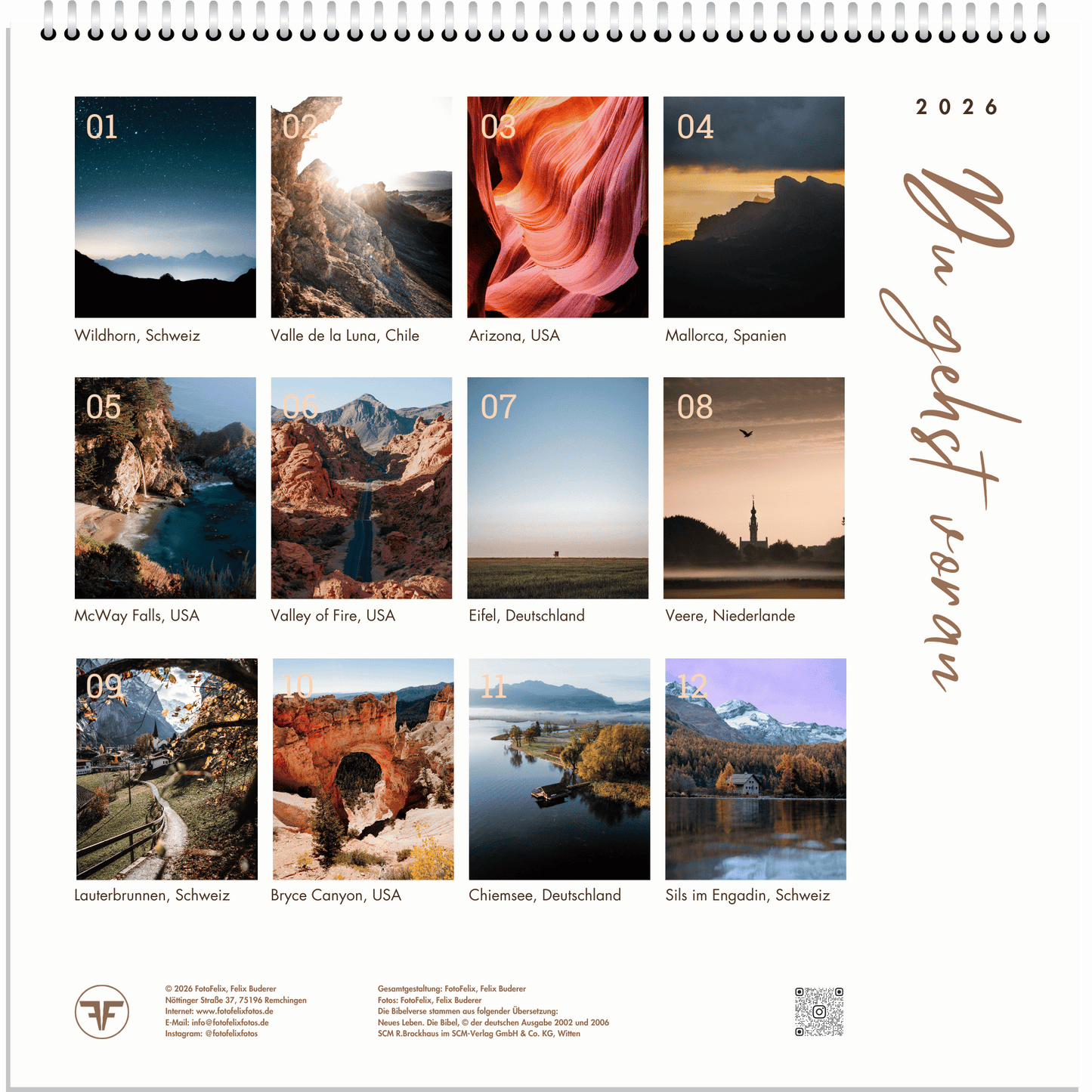 Kalender - Du gehst voran 2026